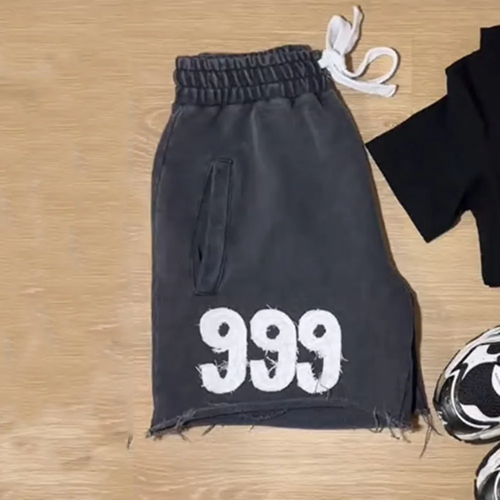 Nuovi pantaloncini casual da strada alla moda y2k estivi con pantaloni di media lunghezza da strada da uomo e da donna stampati alla moda Y2K