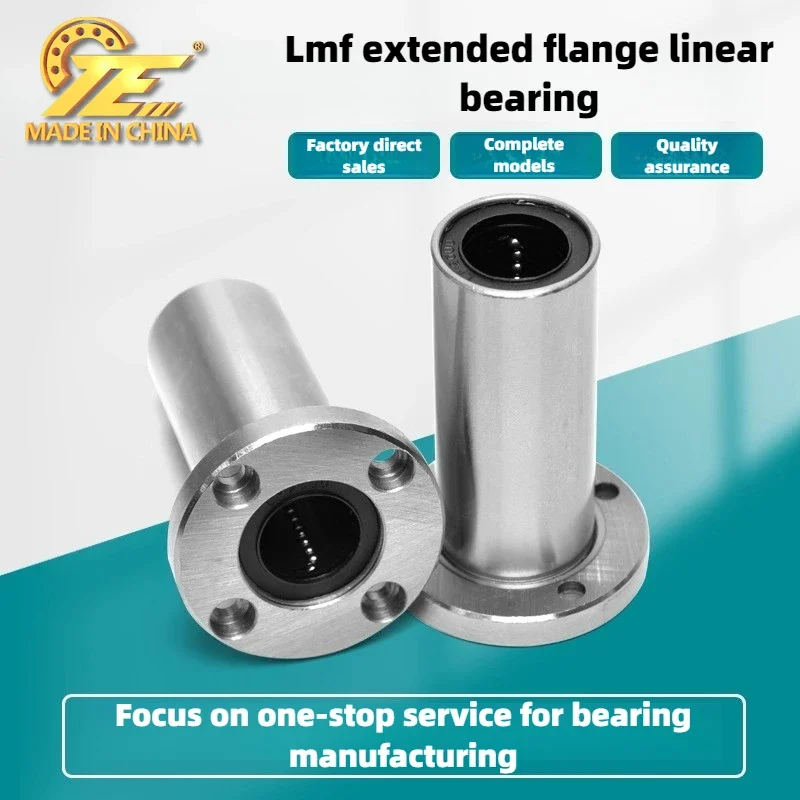 Extended round flange LMF6 8 10 12 13 16 20 25 30 35 40 50 60LUU linear bearing
