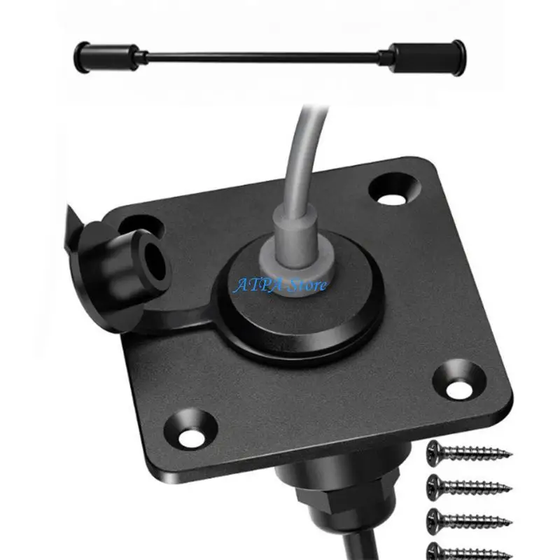 U13C Wall Pass Through 5.5 x 2.1 Female Power Connector Easy to Installation