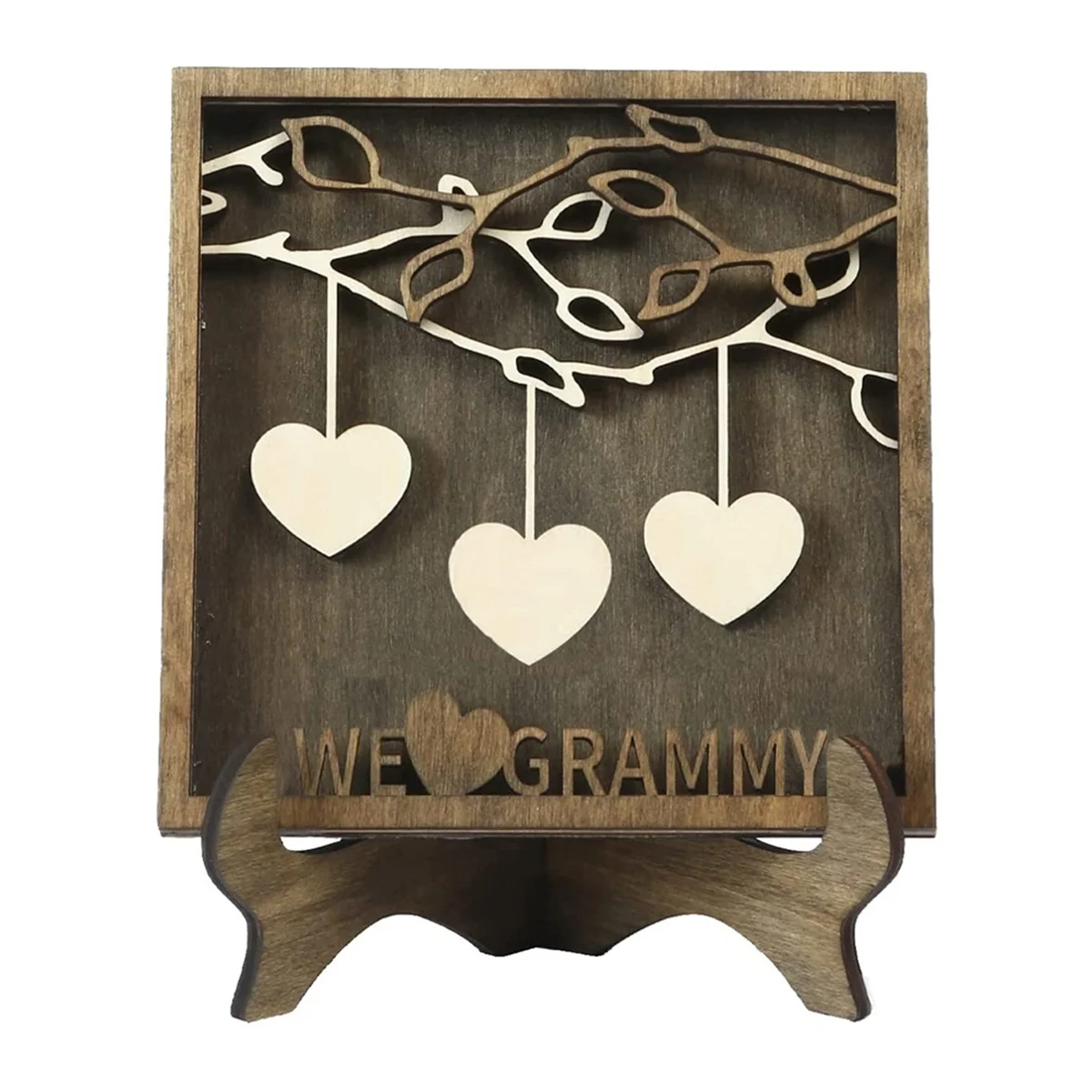 Personalized Family Sign for Mom Custom Wooden Tree Frame Engraved Wood Plaques Decor Mother'S Day Gifts,F