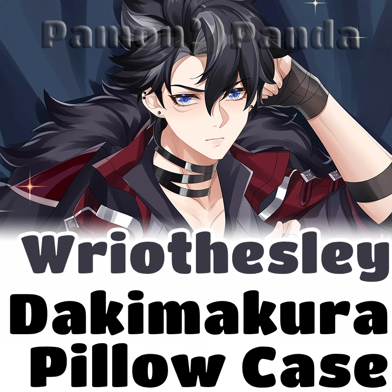 Wriothesley Dakimakura Genshin Imapct Hugging Pillow Case Full Body Cushion Cover Pillowcase Home Bedding Decor Otaku Gift MKL