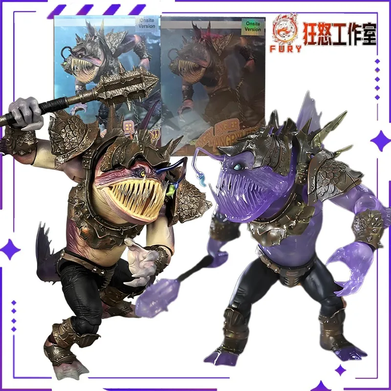 FURY TOYS Fury Studio Oryginalny Demon Gór i Morza Record Lantern Fish 7-calowy Gotowy Produkt Ruchoma Figurka Model Zabawka