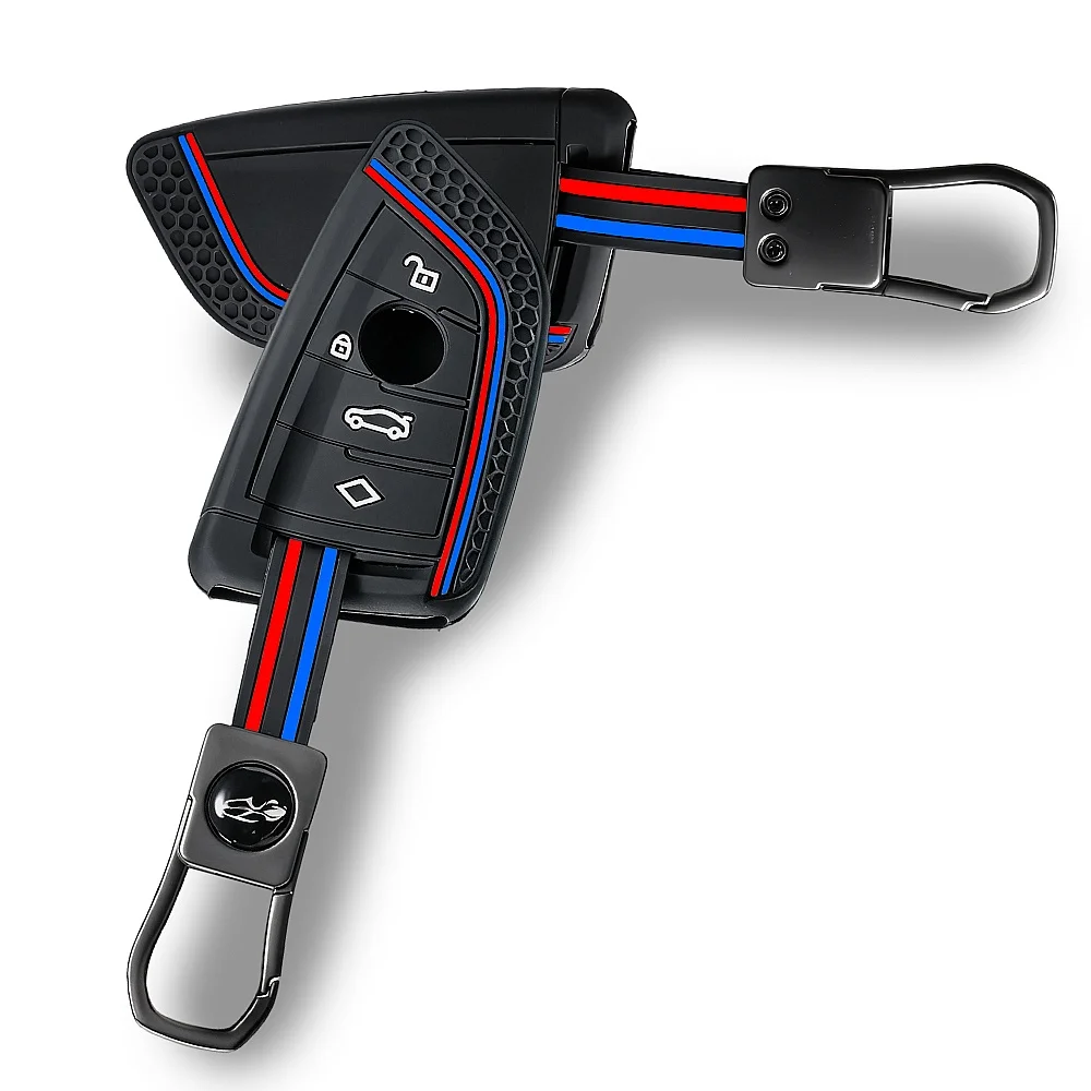 Keychain Car Remote Key Case Cover Shell Fob For BMW X1 X3 X5 X6 X7 1 3 5 6 7 Series G20 G30 G11 F15 F16 G01 G02 F48 Fashion