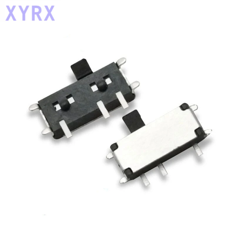 In spot 20pcs MSK12C02 Seven legged horizontal SMT micro sliding toggle switch small two speed toy switch