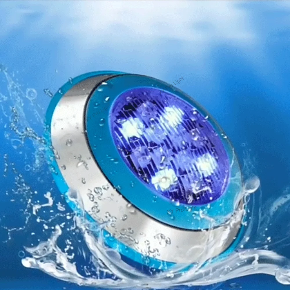 

18W 25W RGB LED Swimming Pool Light IP68 Waterproof AC12V Indoor/Outdoor 12W RGB UnderWater Light Pond LED Piscina Luz Spotlight