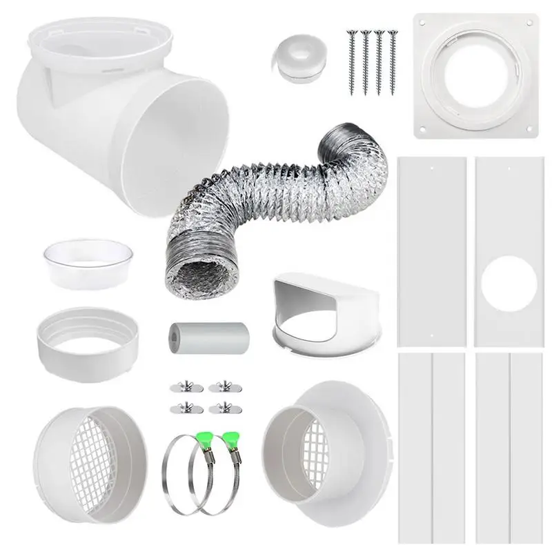 

Dryer Vent Kit For Electric Dryer Aluminum Foil Exhaust Hose Clothes Dryer Connector For Dryer Greenhouse Grow Tents Paint Room