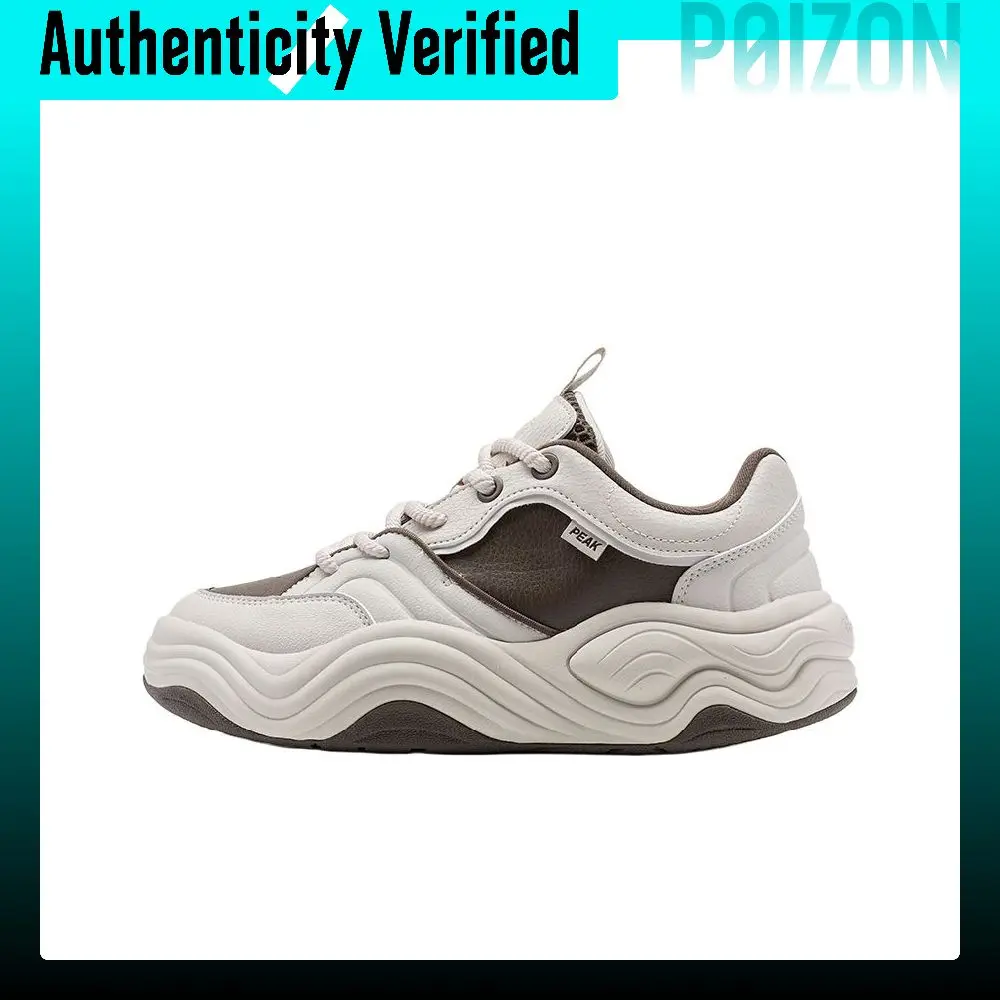 PEAK TAICHI Cushioning Height Increasing Rebound Low top Casual Shoes Men's EXT53707B