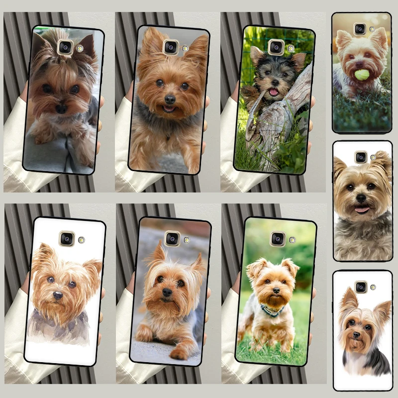Yorkshire Terrier Dog Puppy สำหรับ Samsung Galaxy J3 J5 J7 2016 J1 A3 A5 2017 J4 J6 Plus A6 a8 A9 J8 2018ปกหลัง
