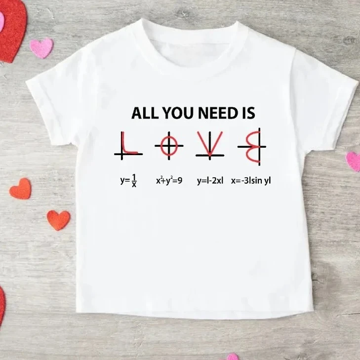 

Рубашка All You Need Is Love, подарок учителю математики на День Святого Валентина, 2026, новая рубашка на День Святого Валентина, женская рубашка Love, подарок для друга