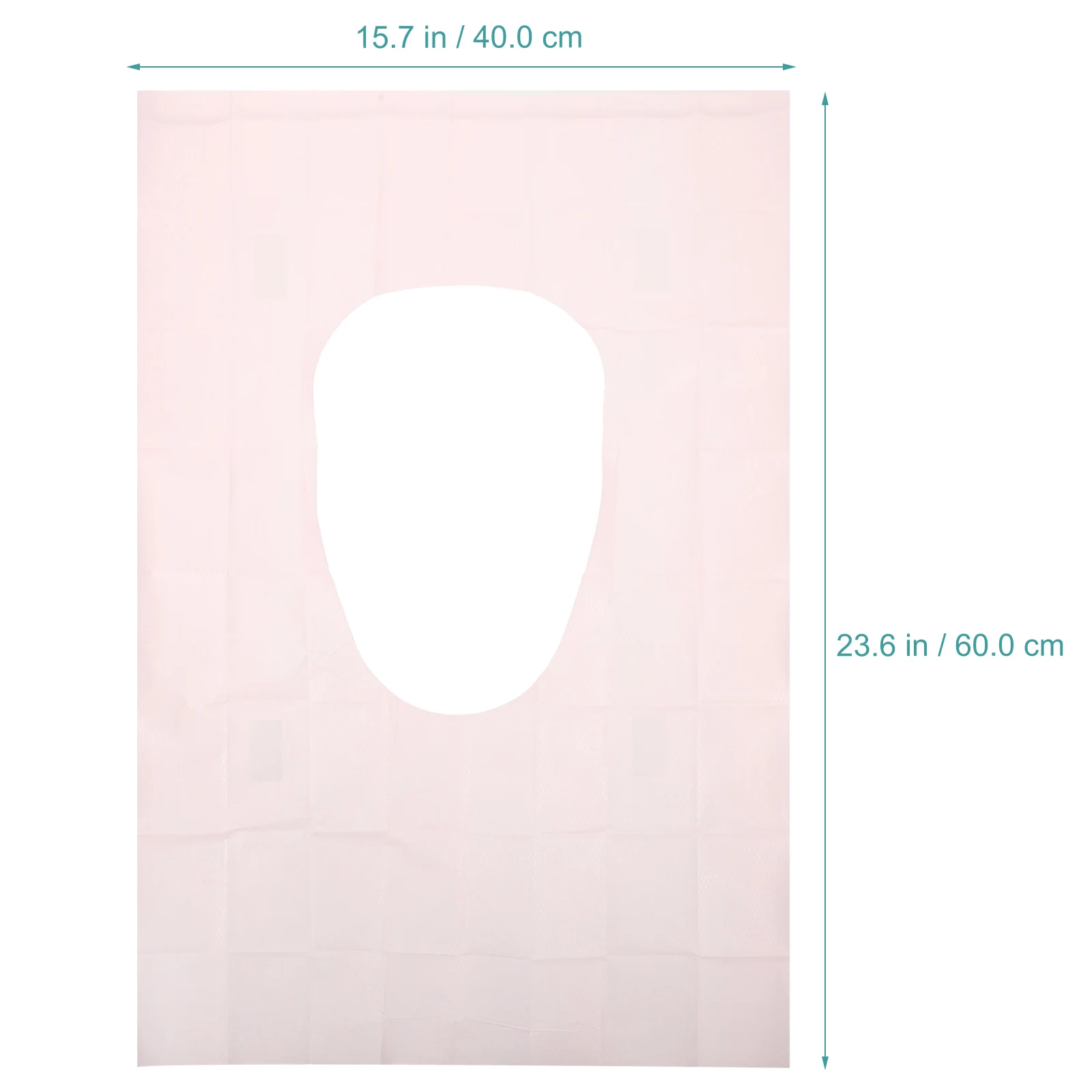 

50 Pcs Waterproof Seat Cushion Toilet Protectors Outdoor Pad Seats Folding Premium Material Covers Portable Travel Pe Film