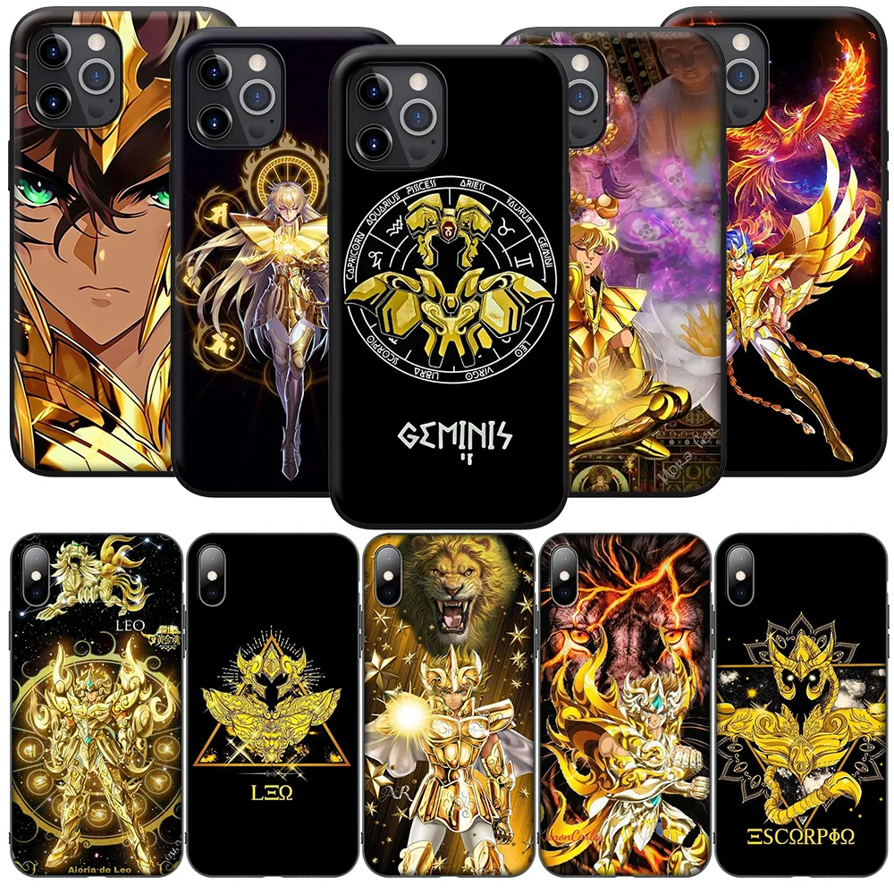 SK141 Saint Seiya Anime Phone Soft Case for Samsung Galaxy A15 S10E S9 S8 S7 Note 20 10 9 8 Plus Lite