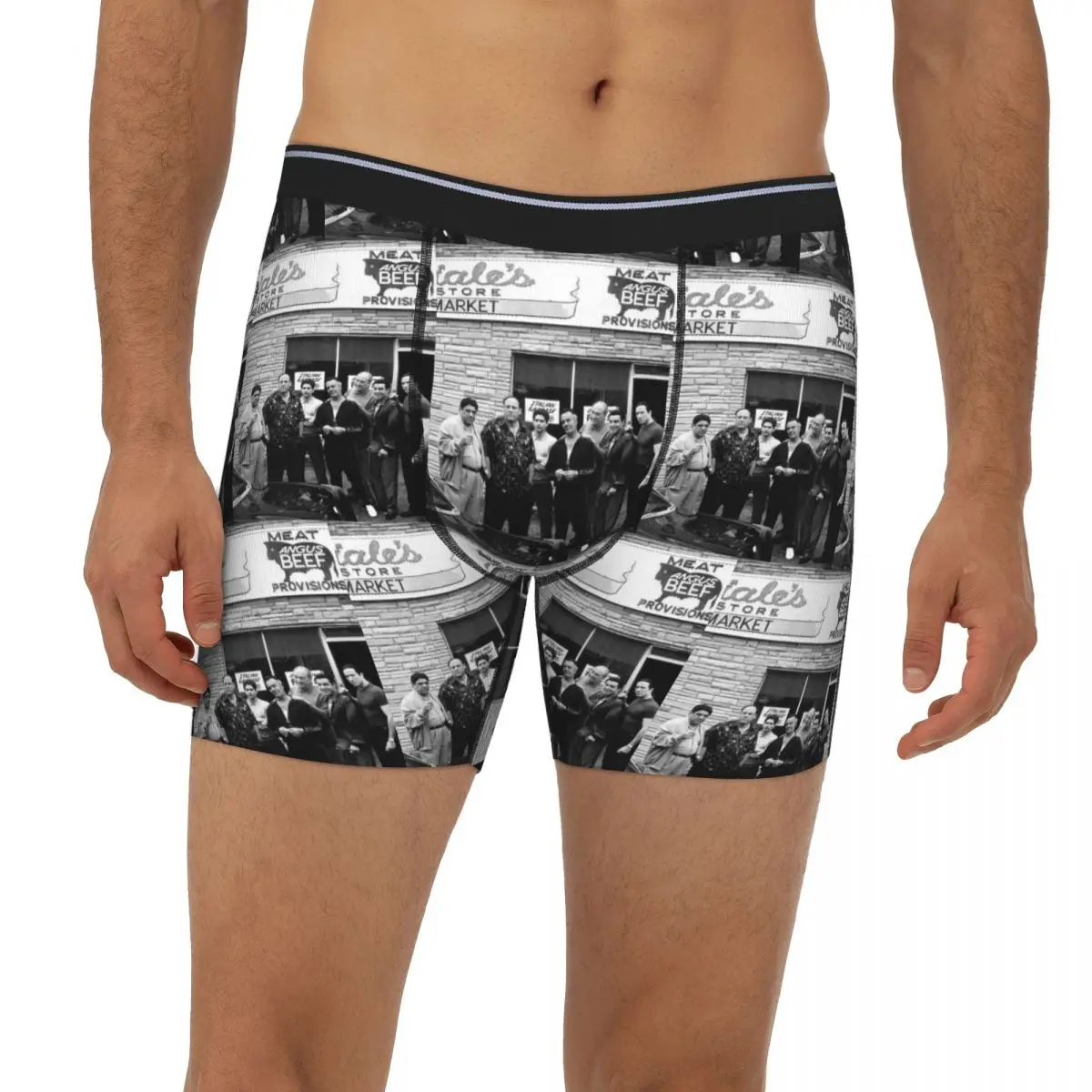 

The Sopranos Family Long Boxer Underpants Short Male Panties Soft Underwear for Homme Man Boyfriend Gift