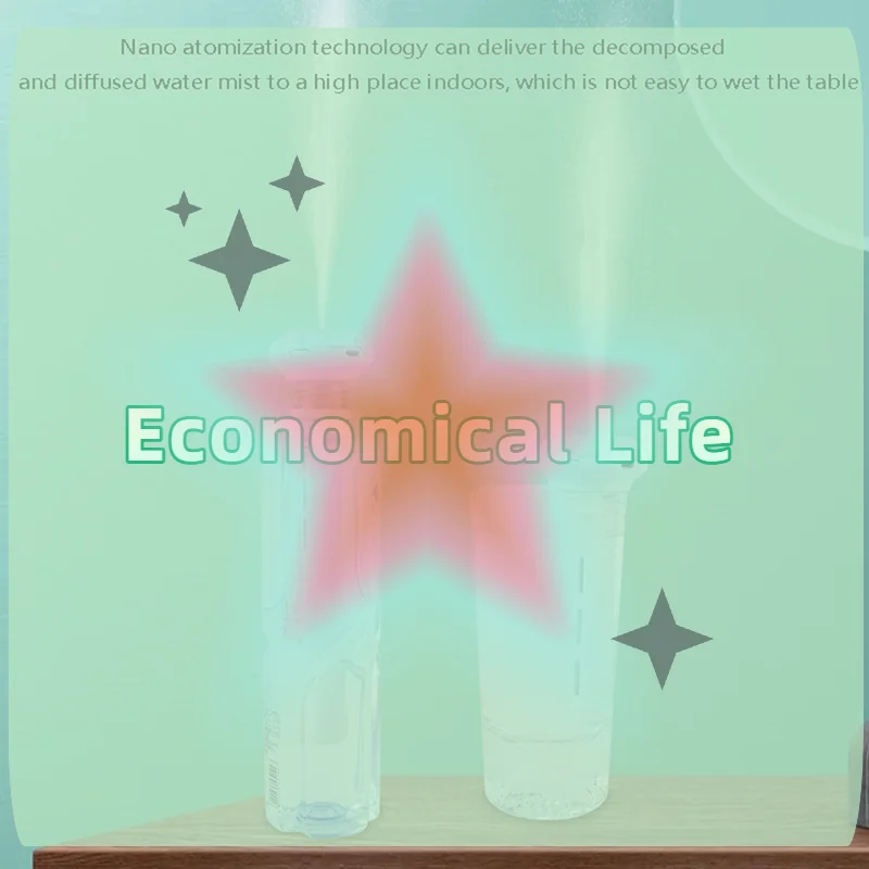 [MOA]Mini Mineral Water Bottle Diamond Humidifier Portable USB Car Spray Home Desktop Hydrating Large Spray[MOA]