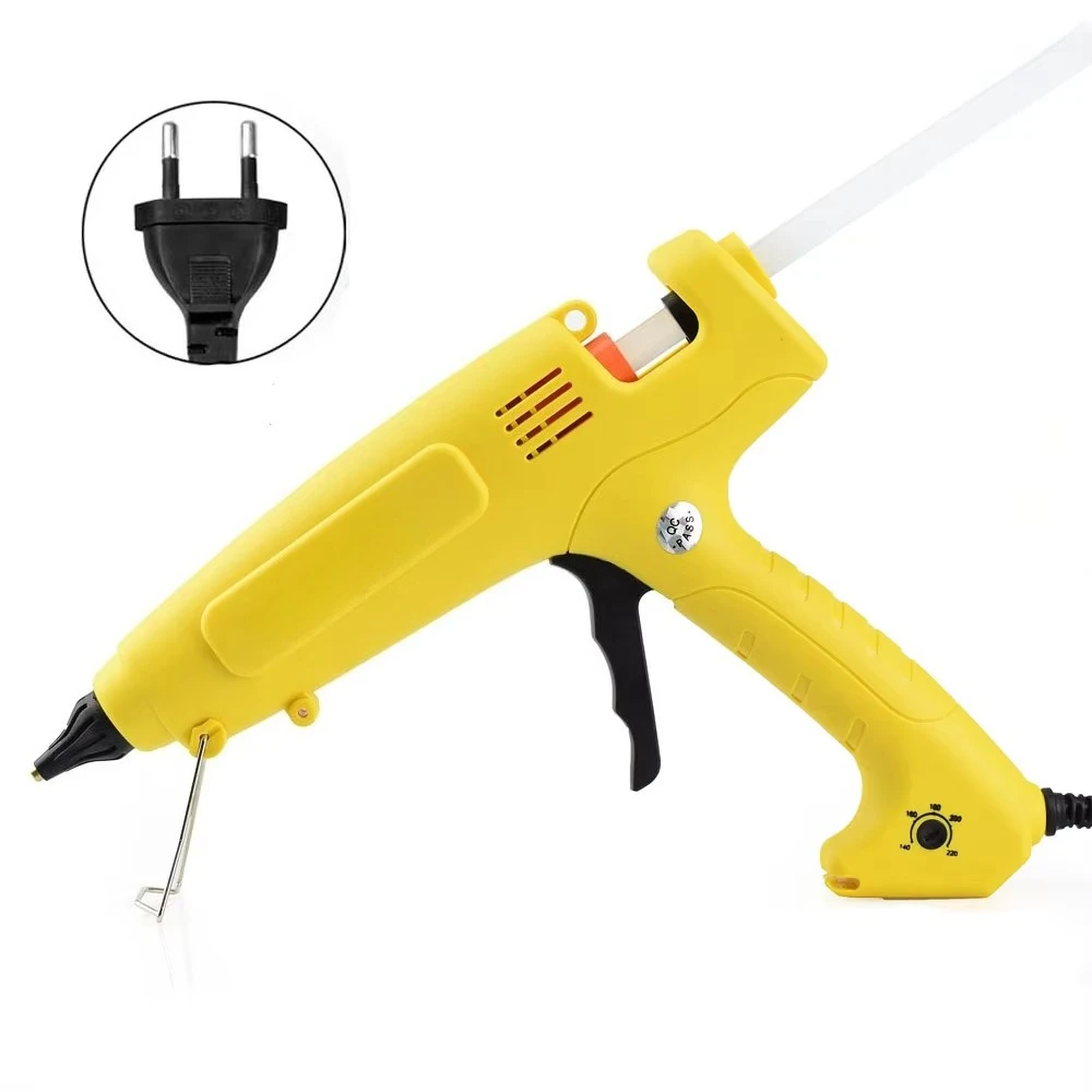 300W Hot Melt Glue Gun EU Plug 220V Smart Temperature Control Glue Gun with Copper Nozzle 11mm Glue Stick Repair Heat Tool