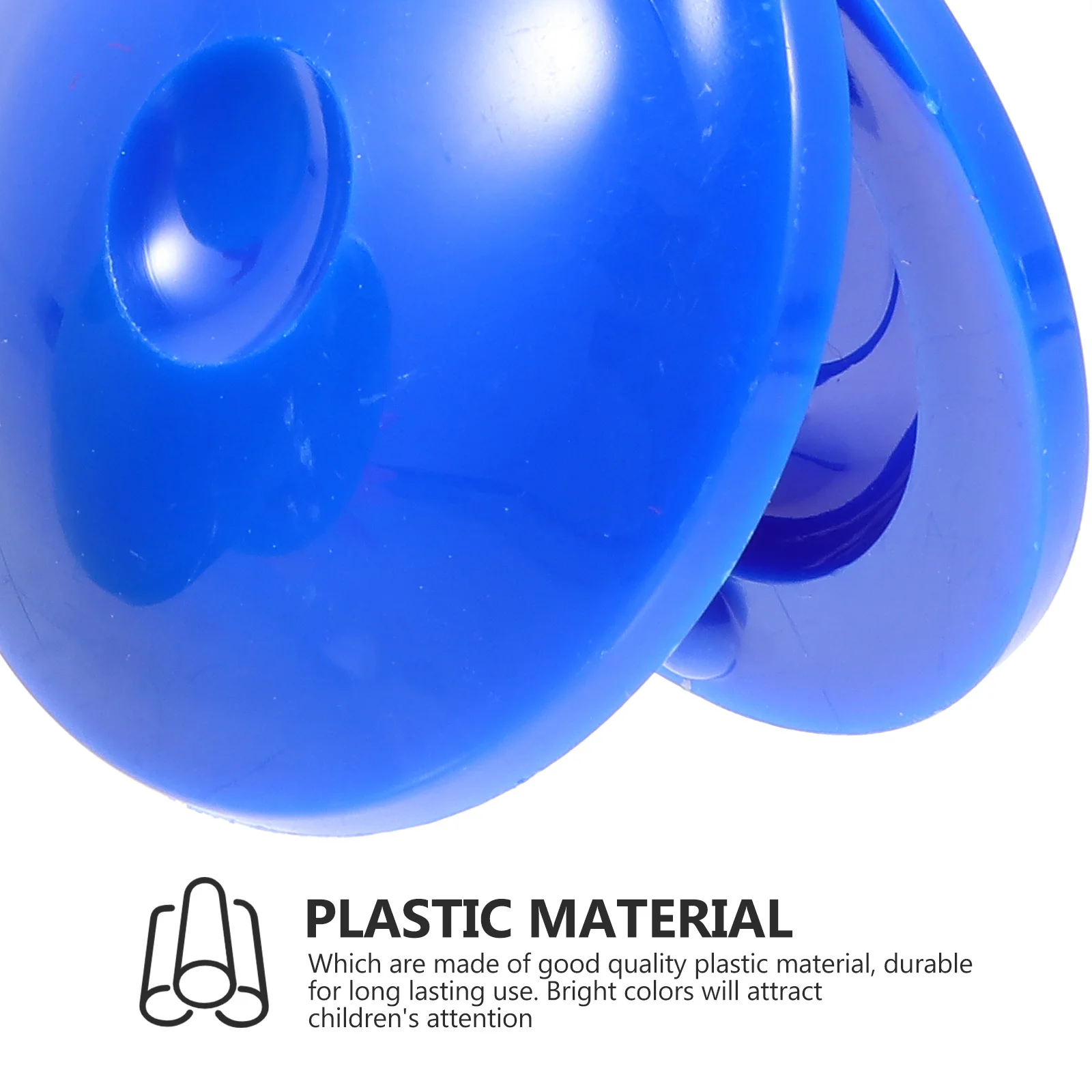 

24pcs Colorful Rattle Boards Plastic Castanets Smooth Edges Bright Colors Music Education For Kids Sensory Development