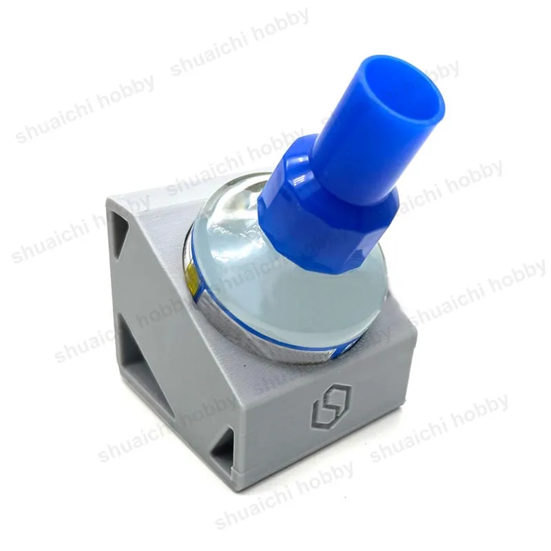 Base de garrafa de cola impressa 3d, redonda/quadrada, suporte de armazenamento de água cola, ferramentas de montagem diy para modelo de carro tanque de aeronave, 1 peça