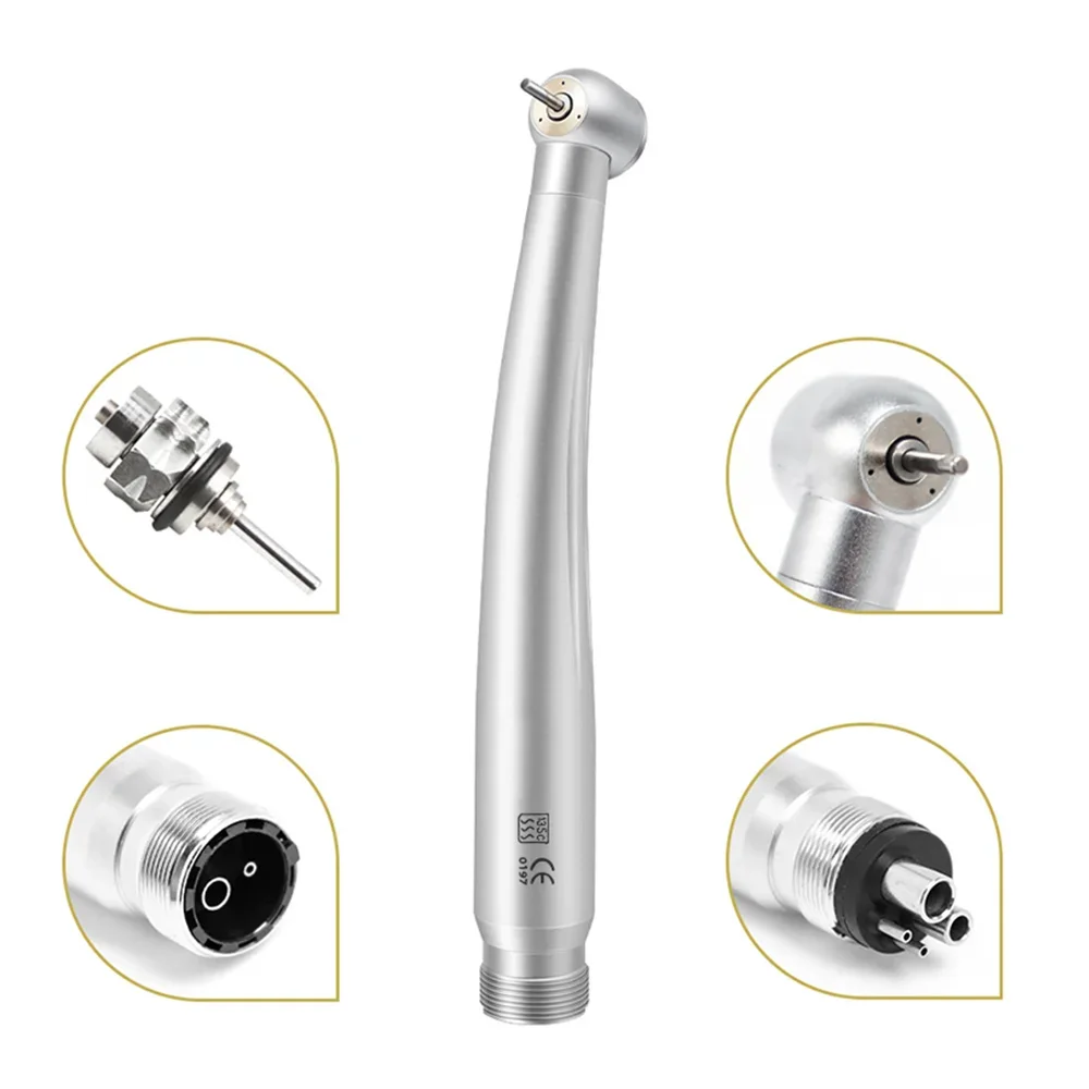 Colorful Dental High & Low Speed Handpiece Kit Denspay Straight Contra Angle Single Water Spary Air Turbine Dentist Tools