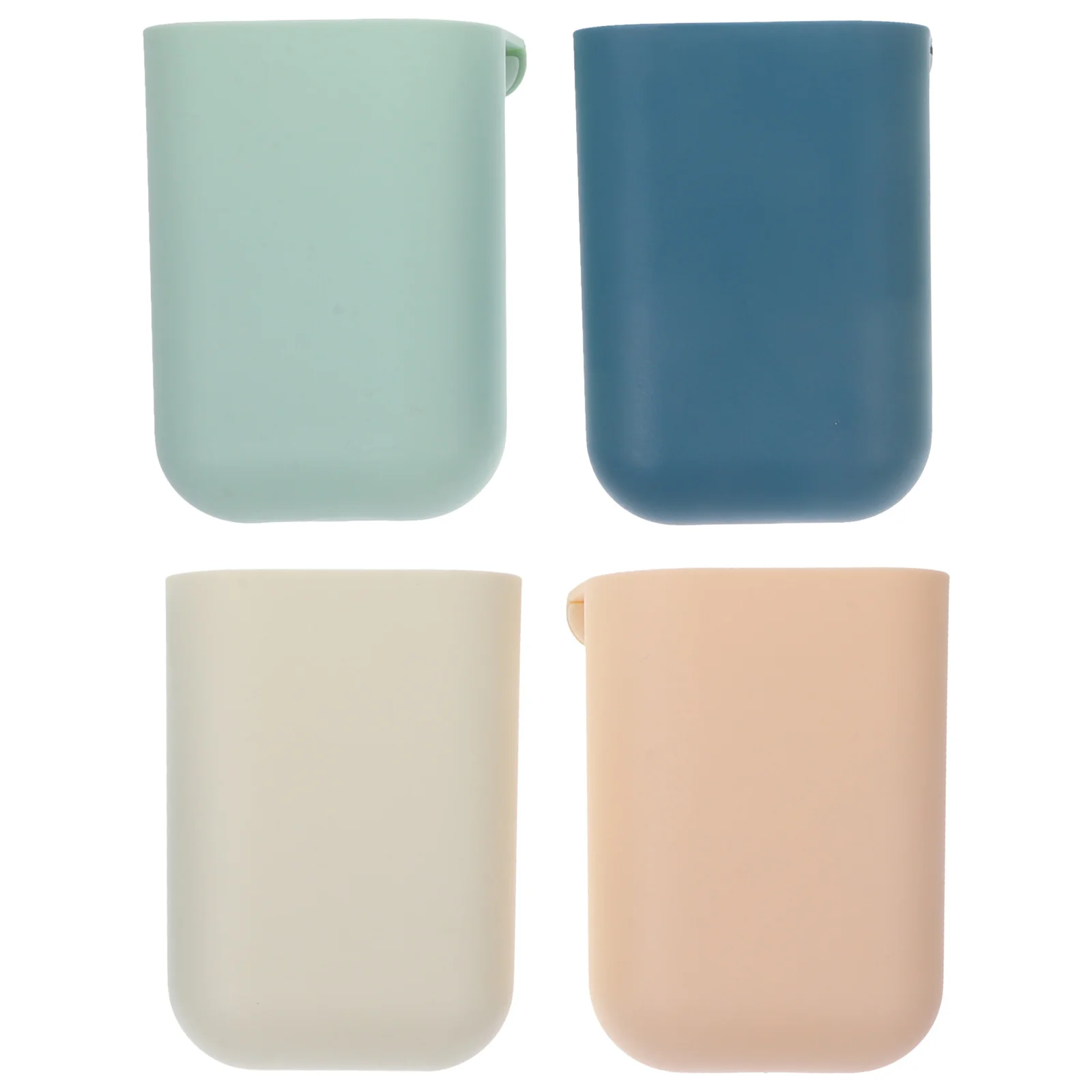 

4Pcs Tabletop Hanging Bucket Storage Organizer Lightweight Rolling Cart Storage Cup Hanging Holder for Household