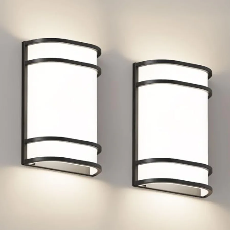 

Indoor Wall Mount Light - 3000K/500K/6000K Adjustable Modern Wall Sconce Lighting for Hallway Staircase, Corridor, Bedroom, Liv