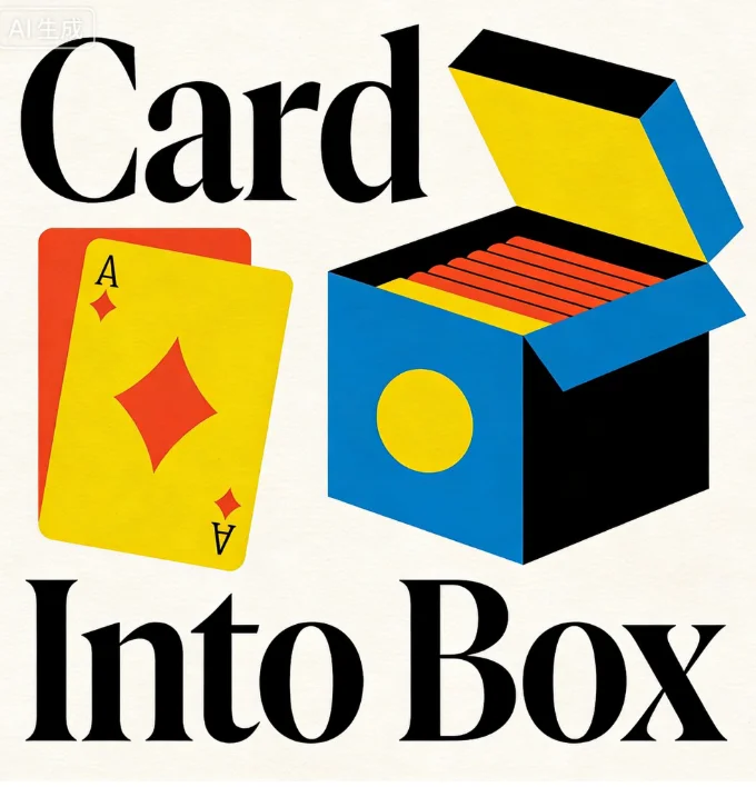 Truco de magia Card Into Box: truco de ilusión visual de primer plano con tutorial para magos y principiantes