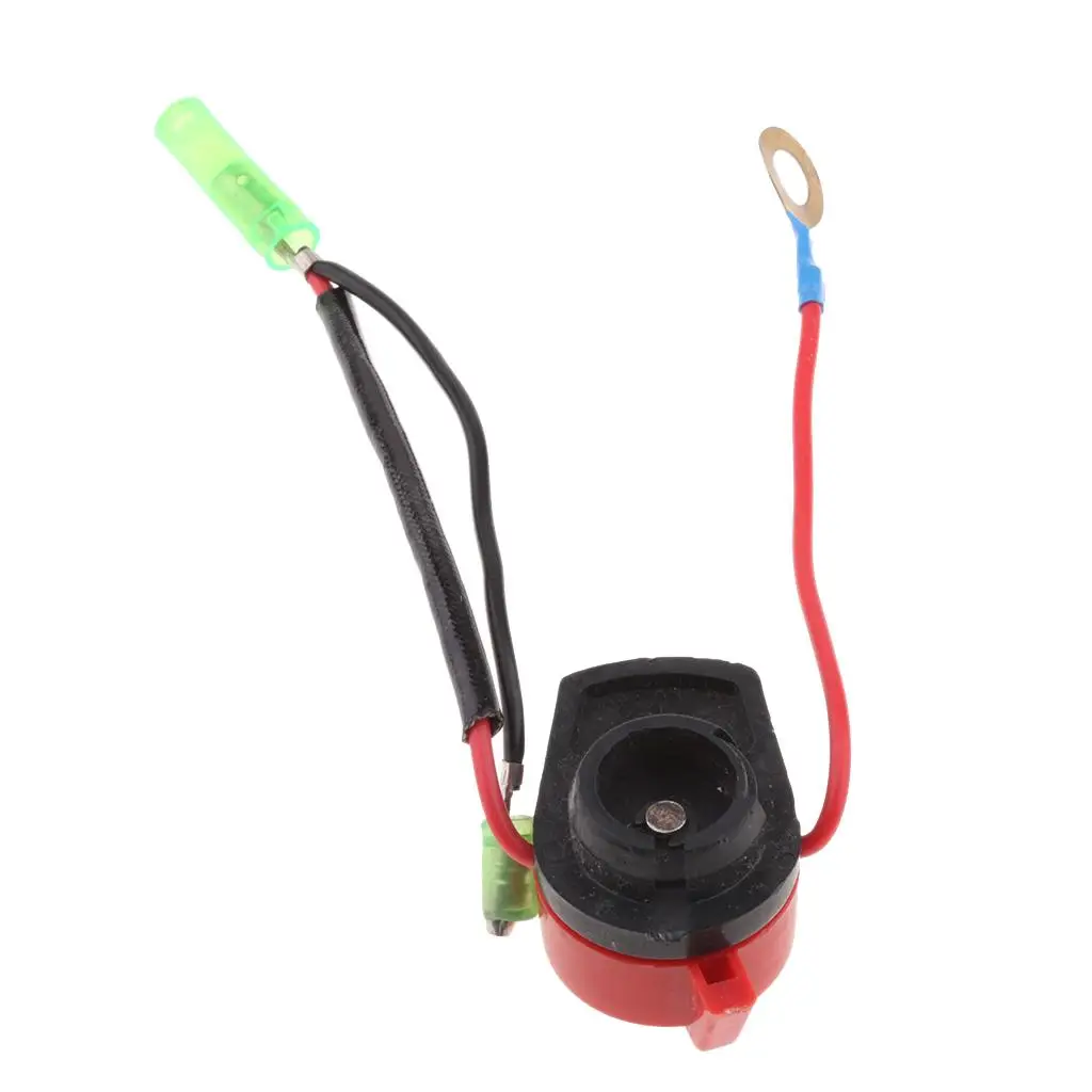 Engine on Off Kill Switch Red Plastic Universal Safety Stop Switch for Honda GX160 Generator Mower