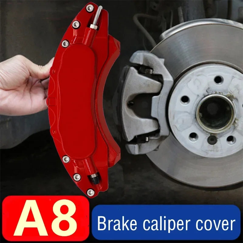 Car Brake Caliper Cover Aluminum Kit For Audi A8 2010 2011 Edition 21 2016 A8L Security 4.0T quattro W12 2012 2014 A8L TDI 2013