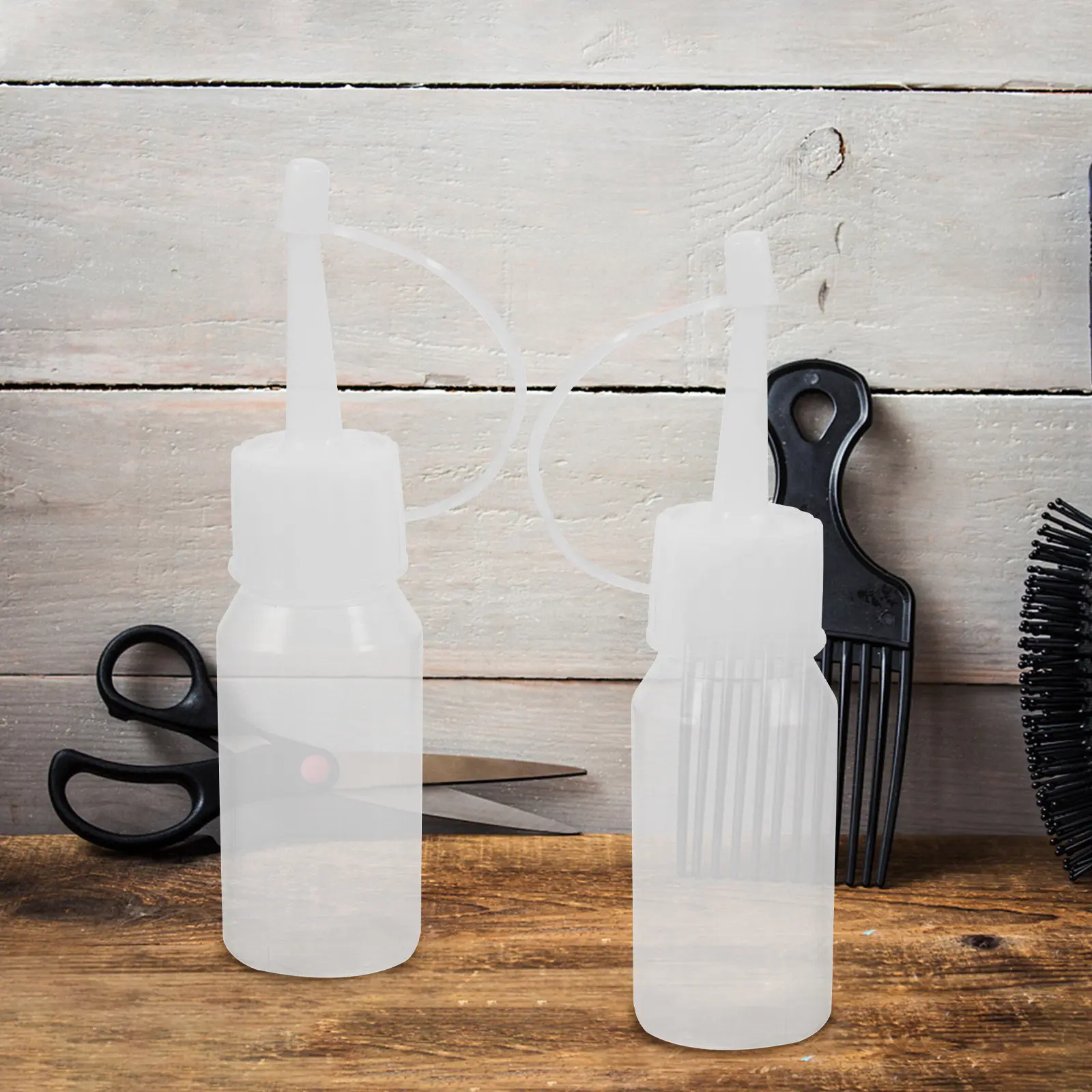 

12Pcs Hair Dye Bottle Refilling Pointed Mouth Applicator Suitable for Hair Color Shampoo Conditioner Oil Dispensing