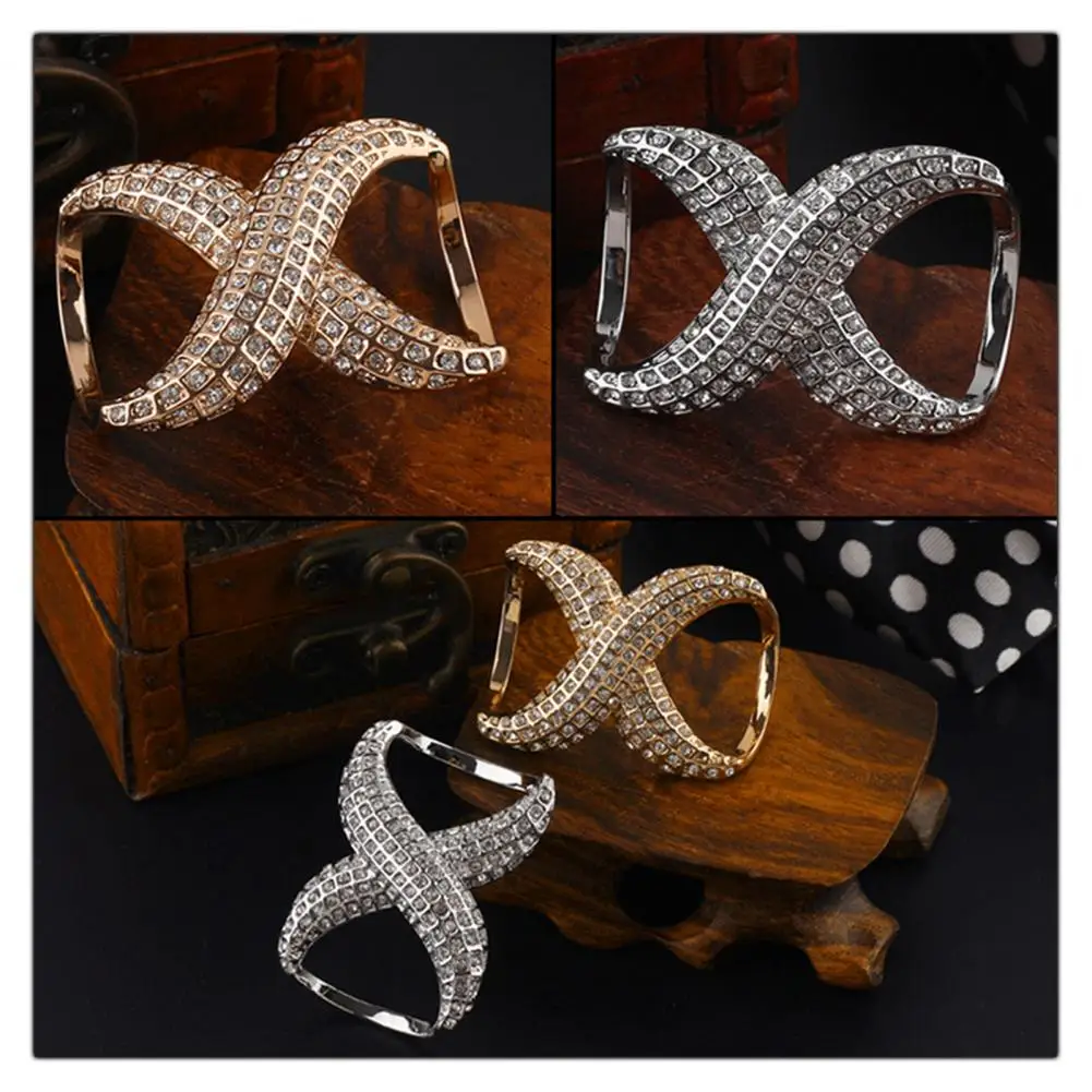 Gorgeous Scarf Ring X Shaped Scarf Ring for Women Rhinestone Shawl Slide Pin Clip Elegant Scarf Buckle Holder Silk Accessory