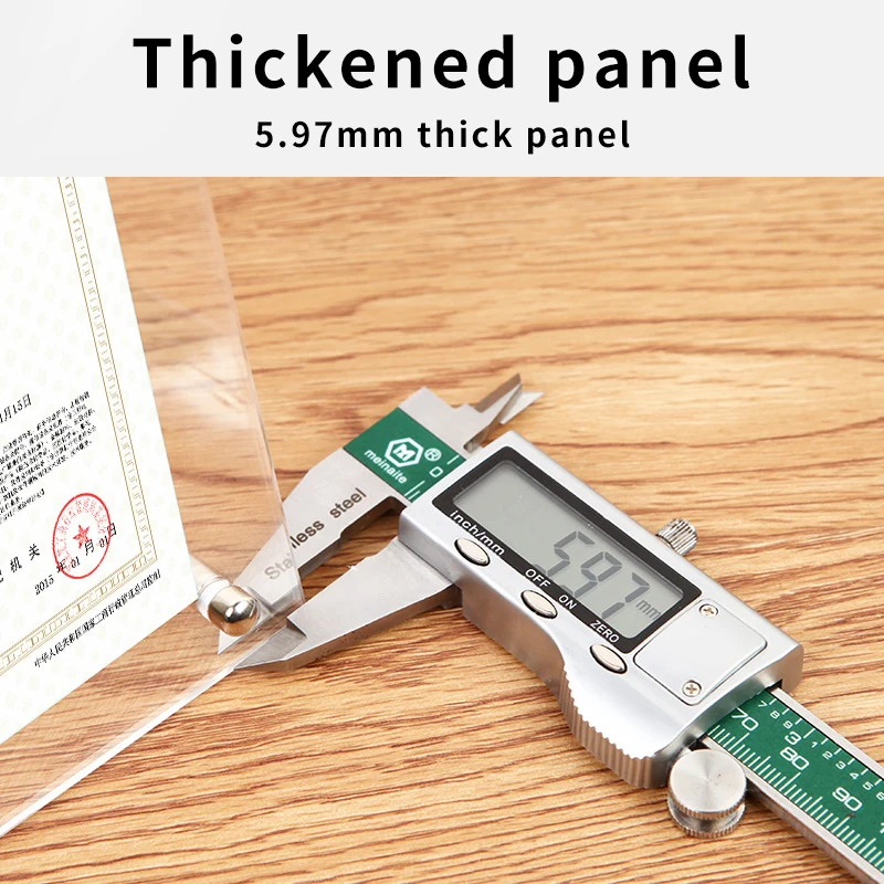 Acrylic Photo Frame Crystal Brand Plexiglass Photo Frame A5 Card Stand Display Authorization Card A4 Certificate Box Transparent