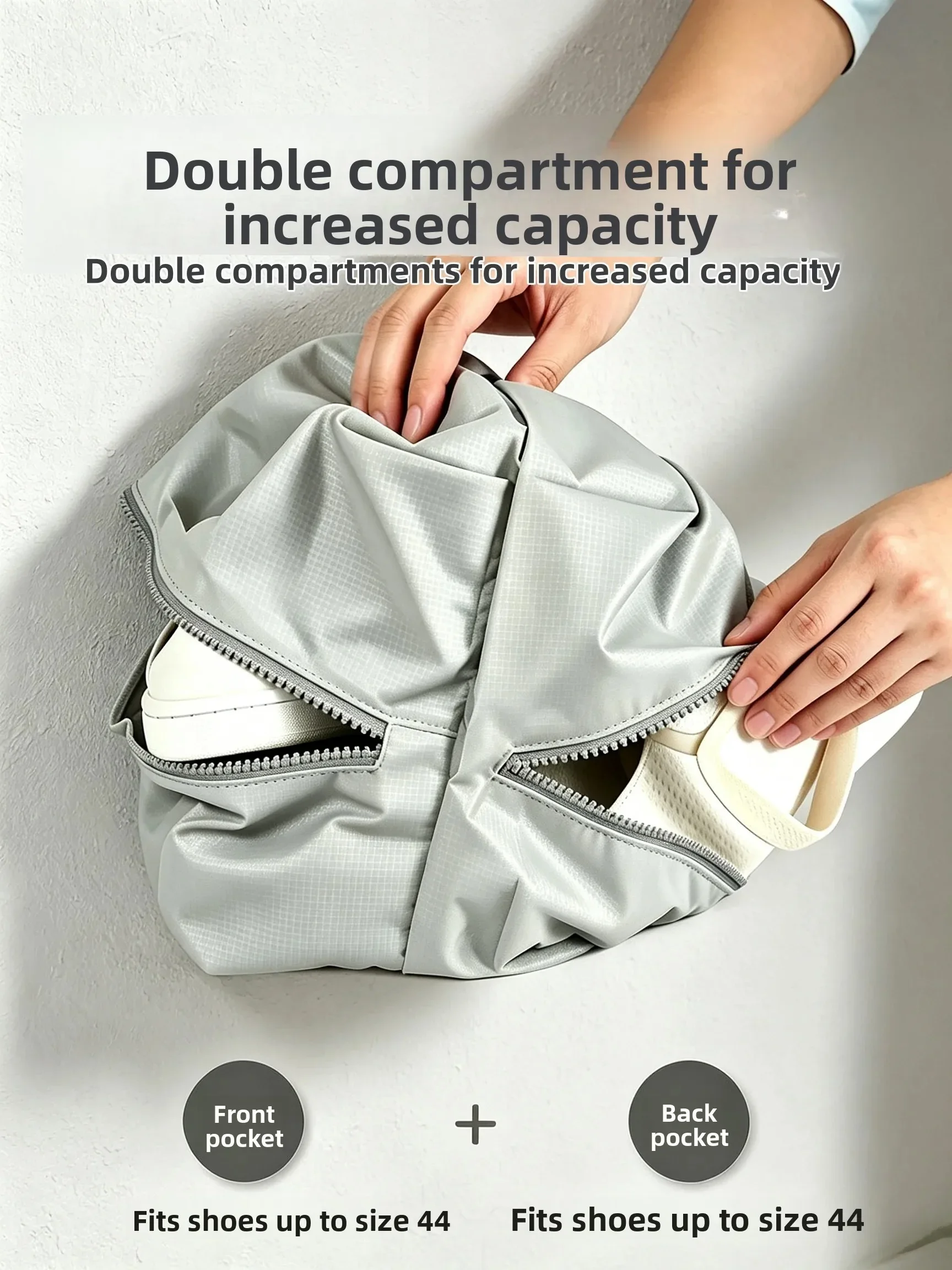 Travel Waterproof Shoe Storage Bag Dormitory Special Shoe Bag Luggage Dry Wet Separation Two in One LS Shoe Cover Boot Cover
