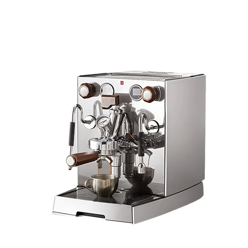

Commercial Italian semi-automatic pure copper siphon head integrated milk foam coffee machine