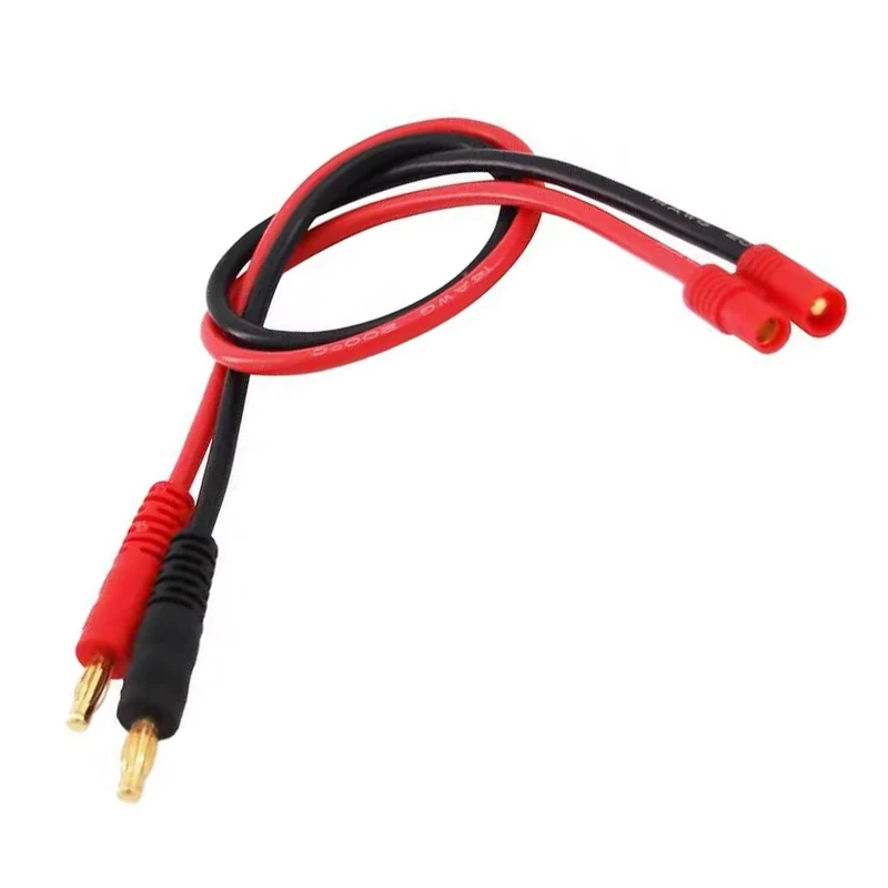 2Pcs RC HXT 3.5MM Charge Cable Wire Lead With 4.0mm Banana Plugs For Rc Lipo Batteries Charger Motor ESC