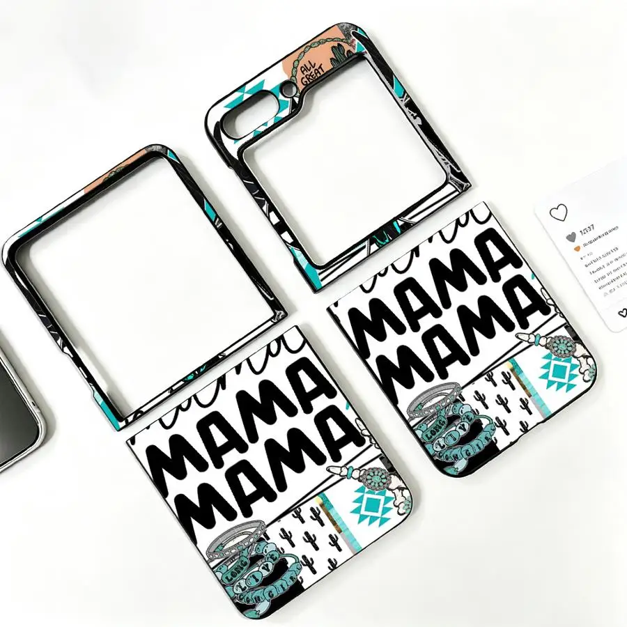 Back Phone Cover Funda Case for Samsung Galaxy Z Flip 8 Z Flip 7 6 5 4 3 Flip7 FE Flip5 Flip3 Flip4 Flip6 Creative Ox Head