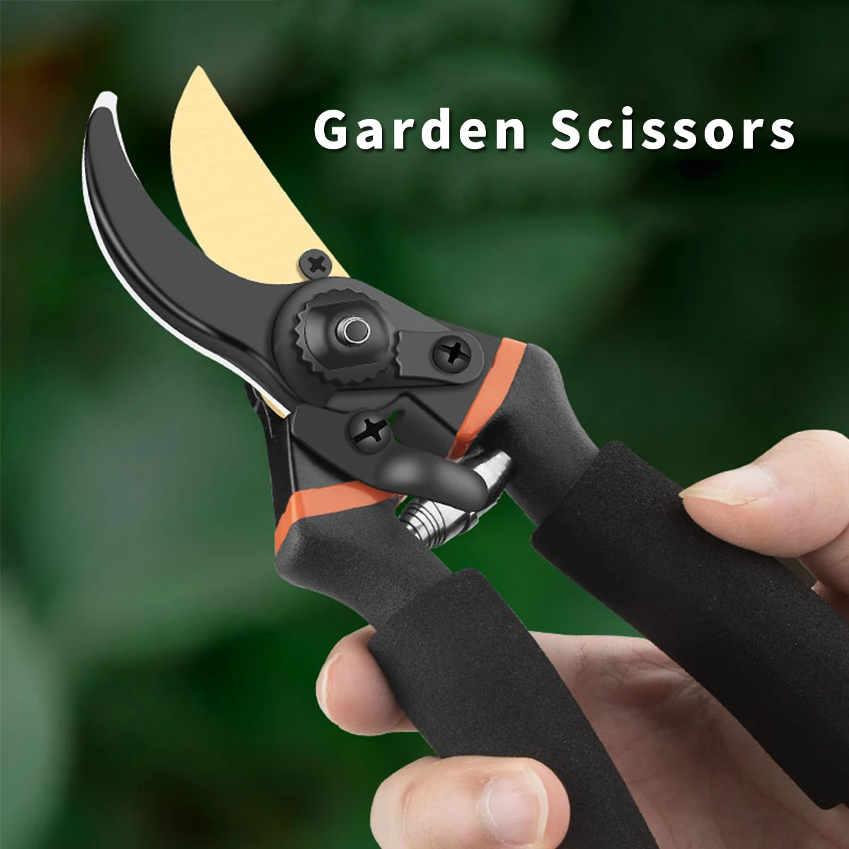 

Professional 8.5 Inch Garden Pruner Shears SK5 Blade Pruning Scissors for Bonsai Fruit Trees Flowers Branches Garden Pruners