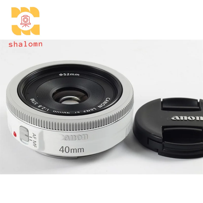 New Original EF 40mm F2.8 STM Lens For Canon 200DII100D EF40mmf2.8 STM Fixed-focus Cookie Lens