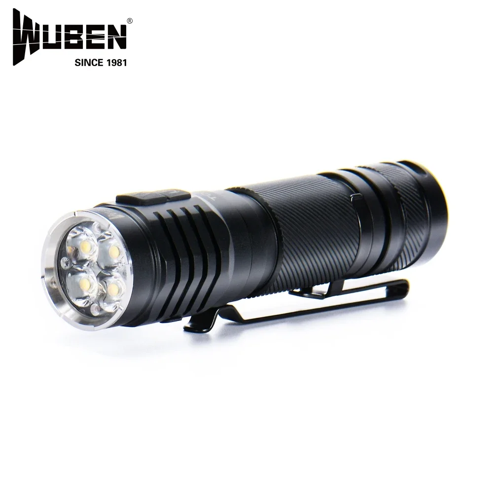 TO50R 2800 LUMENS HIGH CRI FLASHLIGHT 140M EDC Outdoors Photography LED Light 5000K 21700 BATTERY POWER BANK TORCH