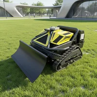 Remote Control Lawn Mower Automatic Smart Robot Lawn Mower Electric RC Grass Cutter for Garden Farm Hillside 2