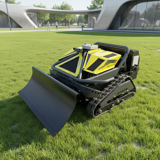 Remote Control Lawn Mower Automatic Smart Robot Lawn Mower Electric RC Grass Cutter for Garden Farm Hillside 2
