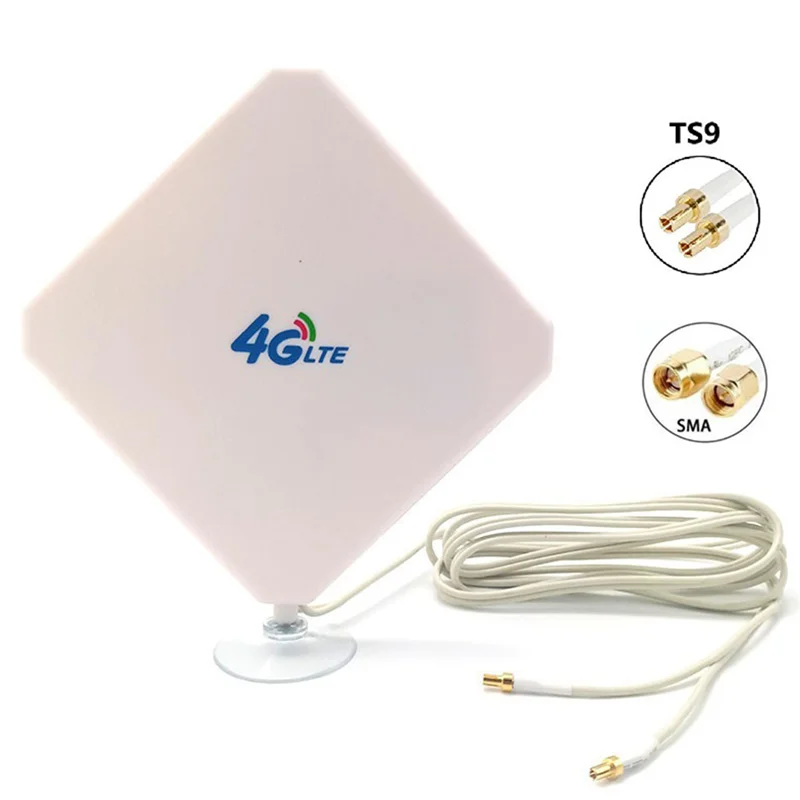 

Hi-Gain 3G 4G LTE Outdoor 35Dbi Directional Wide Band MIMO Wifi Antenna 2 Meters RG174 Cable Antenna For Router