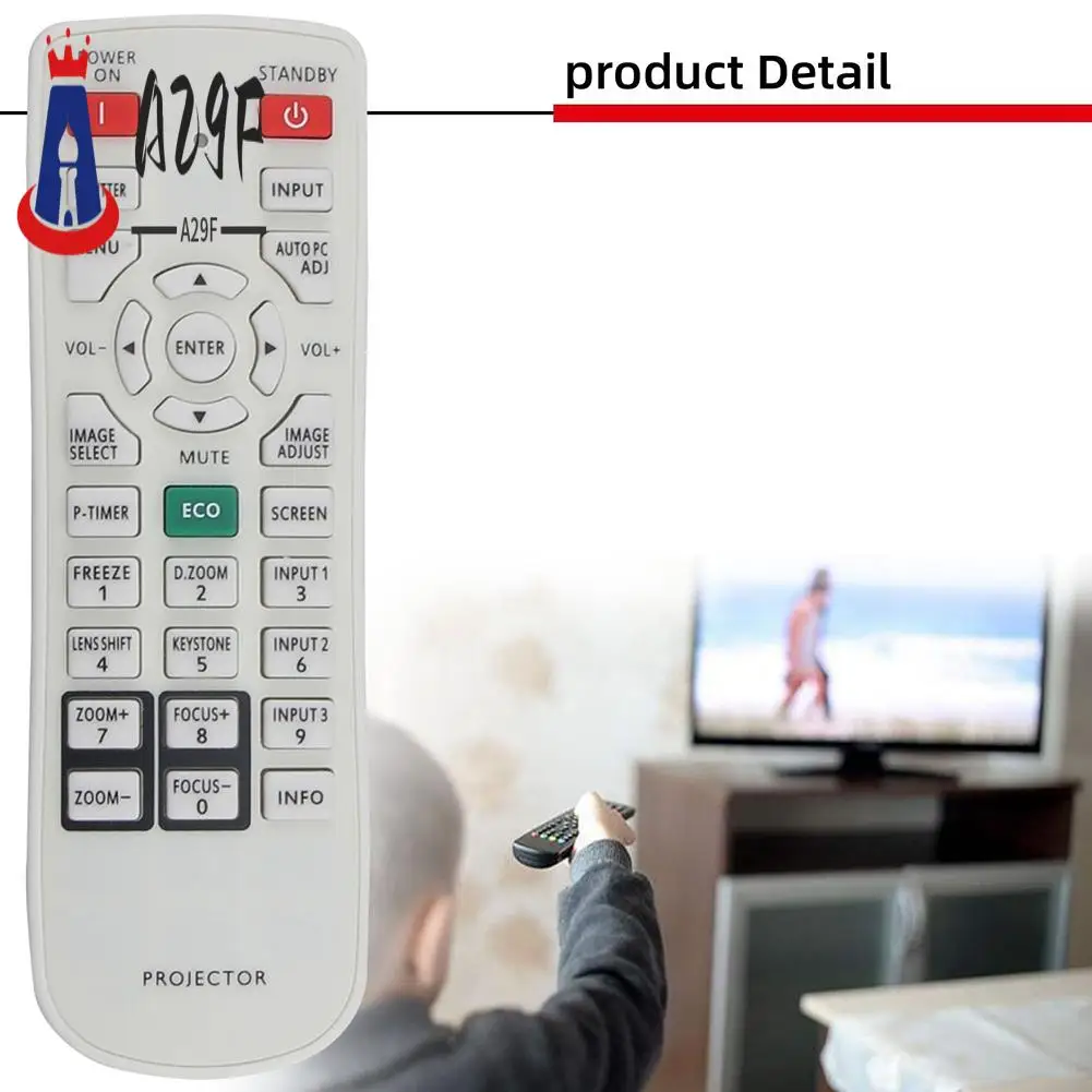 

A29F-Replace Remote Control N2QAYA000039 For Panasonic Projector PT-EX12K EX16K EX500U EW530 EW630 EZ570U