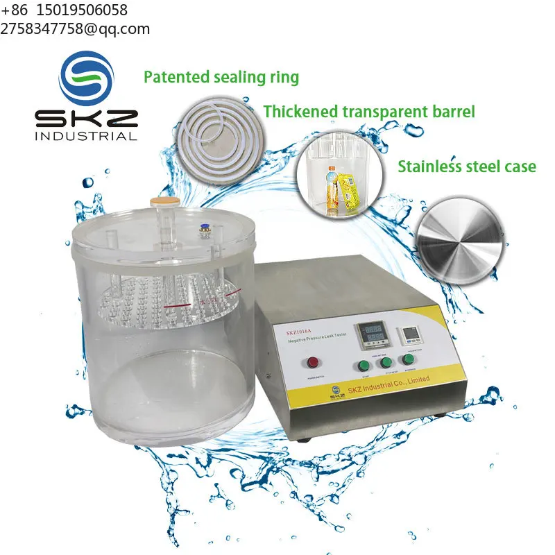 SKZ1016A Vacuum Leak Seal Leak Tester for Plastic Bottle Packing Bag Tester