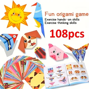 ชุด origami สร้างสรรค์ 108 ชิ้น -54 ดีไซน์ไม่ซ้ําใครเหมาะสํา...