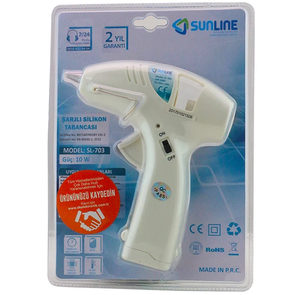 SUNLINE SL-703 10 W RECHARGEABLE BATTERY-POWERED SILICONE GUN