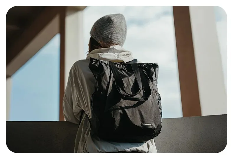 Naturehike 2026 Neuer Rucksack in Zwei Ausführungen, Faltbar, Tragbar, 18L, Ultraleicht, Wasserdicht, für Wandern und Camping, für Damen und Herren – Detail 17