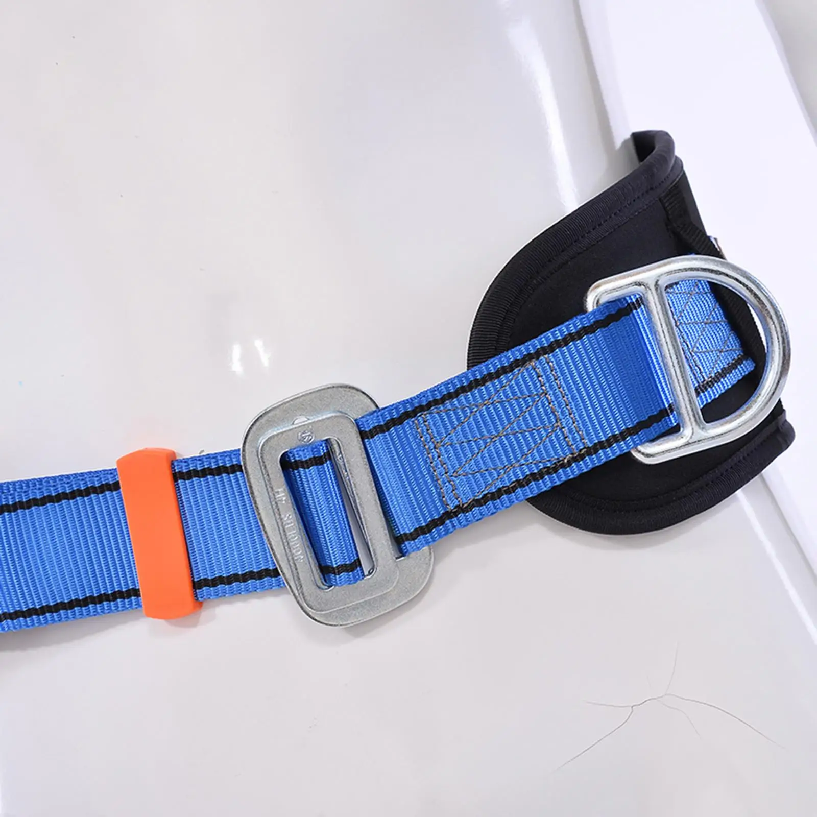 Outdoor Safety Harness Belt Lanyard Single Hanging Point Downhill Anti Falling Waist Support for High Altitude Rock Climbing