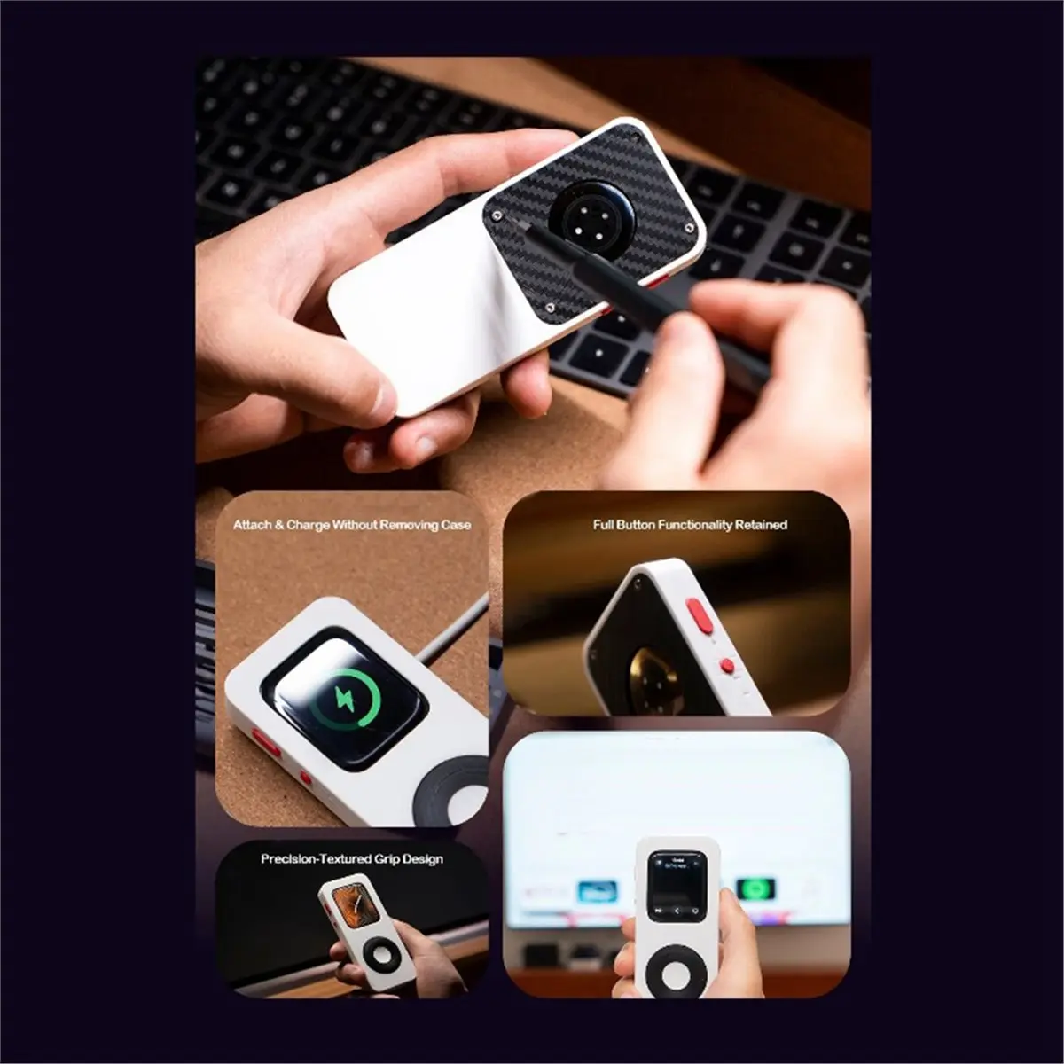 (DT37) 3D Print Case for IWatch Pod Protective Case Support Iwatch Expands IPod for Apple Watch 4/5/6/7/8/9/10 Accessories 45mm