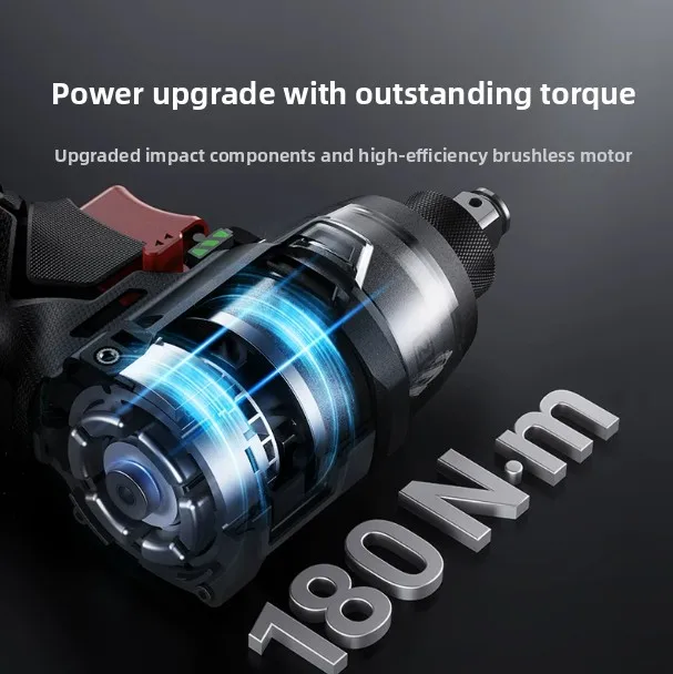 TR210T brushless impact wrench driver 16V lithium battery electric wrench screw artifact