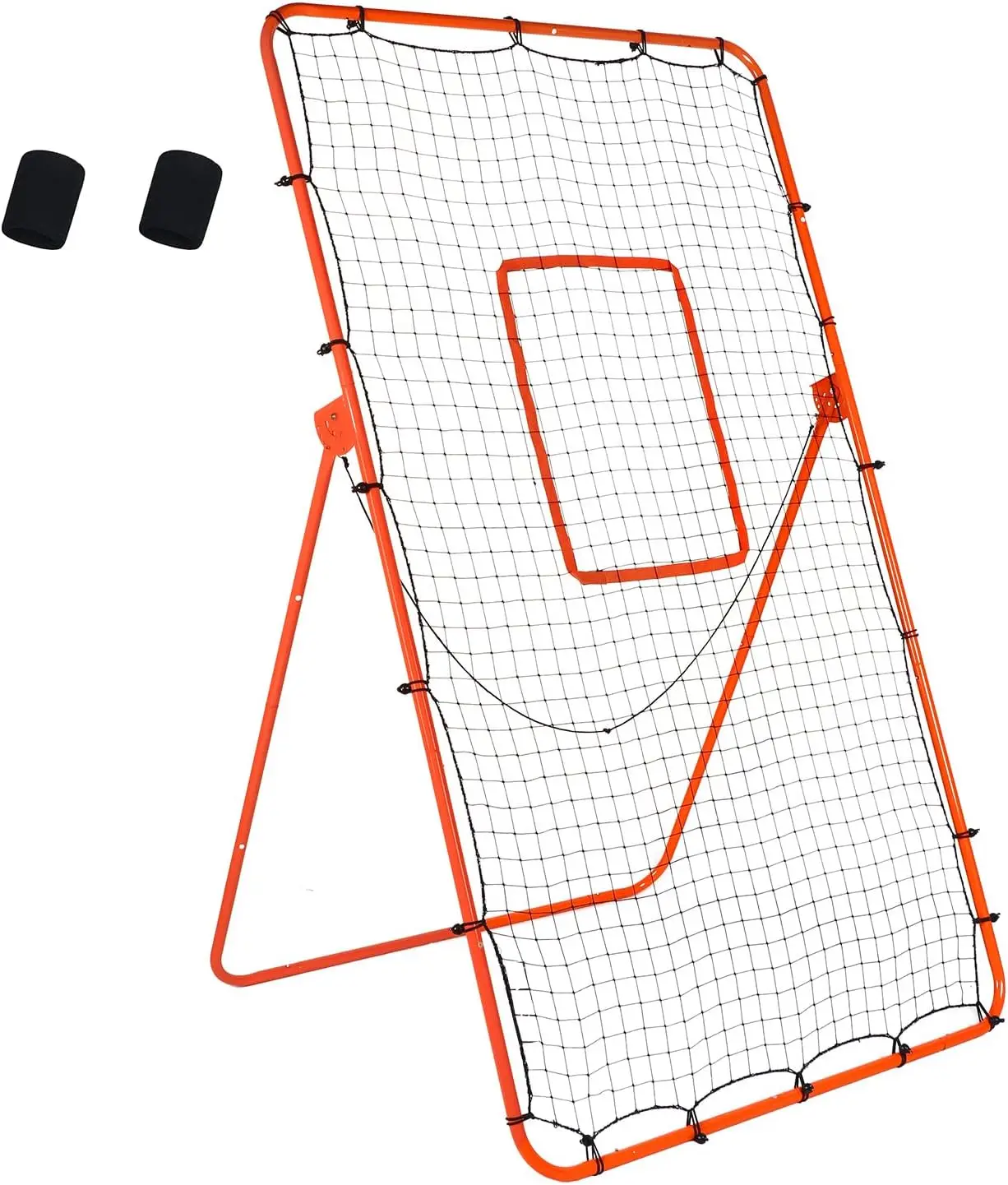 Customization   Volleyball Rebounder Net with 5 Adjustable Angle for Throwing and Pitching Practice,Baseball, Softball and Lacro