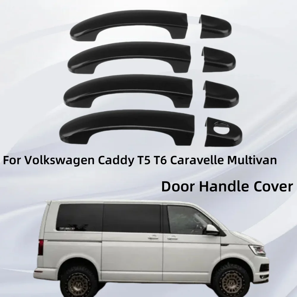 

For Volkswagen Caddy T5 T6 Caravelle Multivan Door Handle Cover Car Exterior Components Decorate Trim Paste Style
