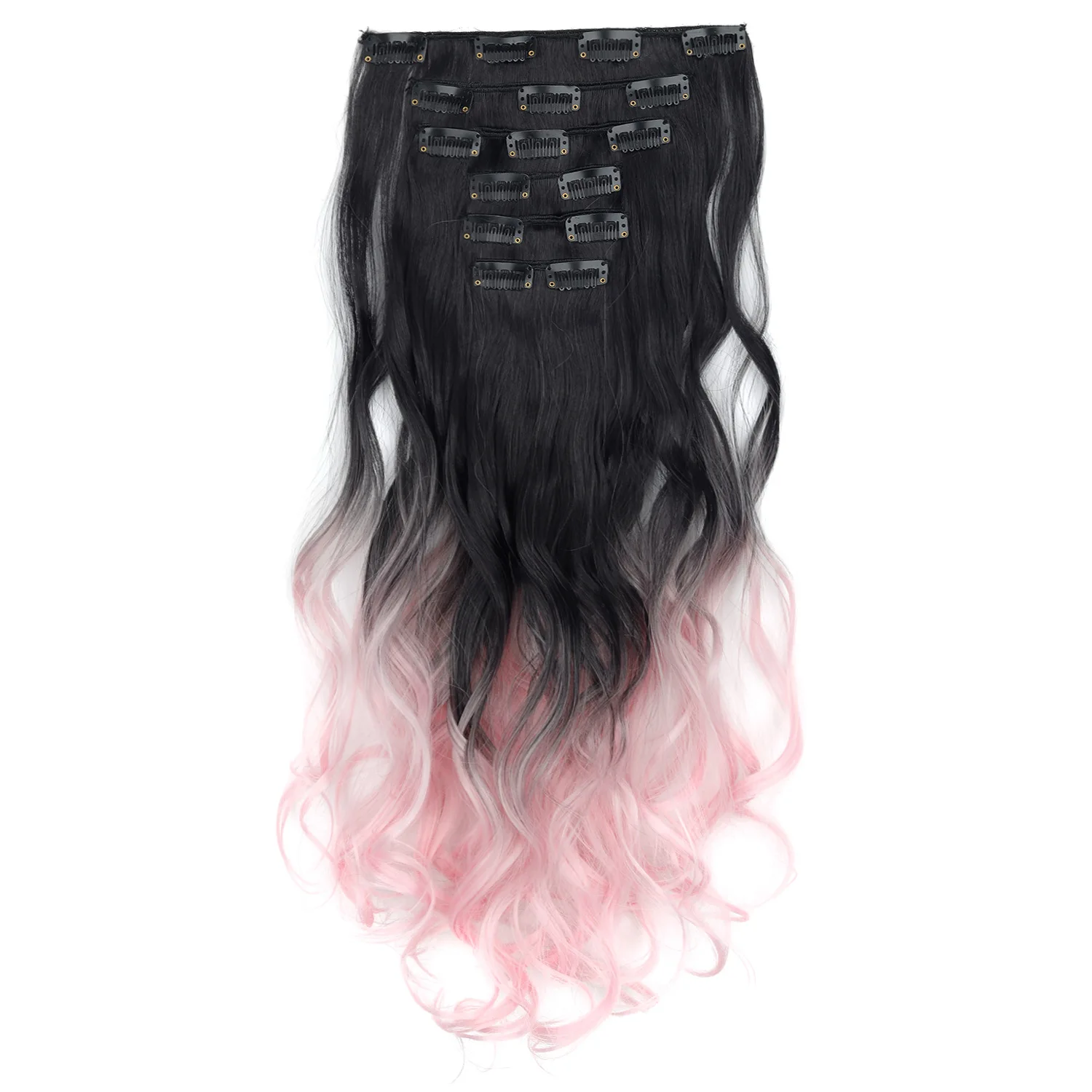 synthetic-clip-in-hair-extensions-6pcs-curly-long-wavy-hairpiece-colorful-ombre-16-clips-hairpiece-for-cosplay-party-daily-wear